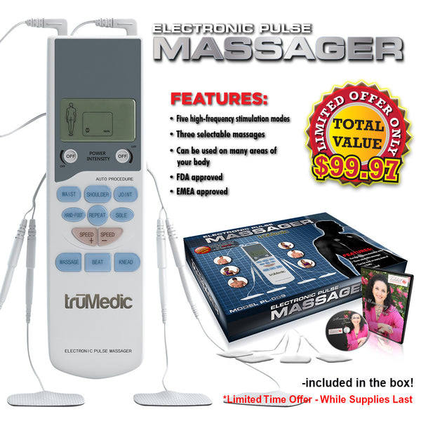 TENS Units - truMedic Electronic Pulse Massager